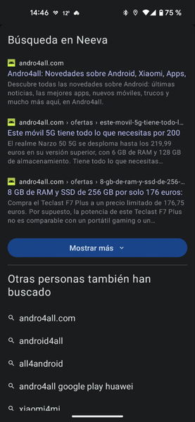 Este buscador no tiene anuncios y su app es una de las mejores alternativas a Google que hemos probado