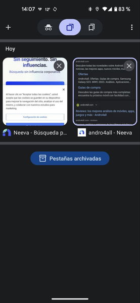 Este buscador no tiene anuncios y su app es una de las mejores alternativas a Google que hemos probado