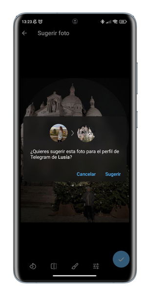 Telegram añade una de las mejores funciones a la app: puedes elegir la foto de perfil de tus contactos