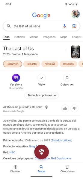 El buscador de Google esconde un genial easter egg de The Last of Us que no te puedes perder