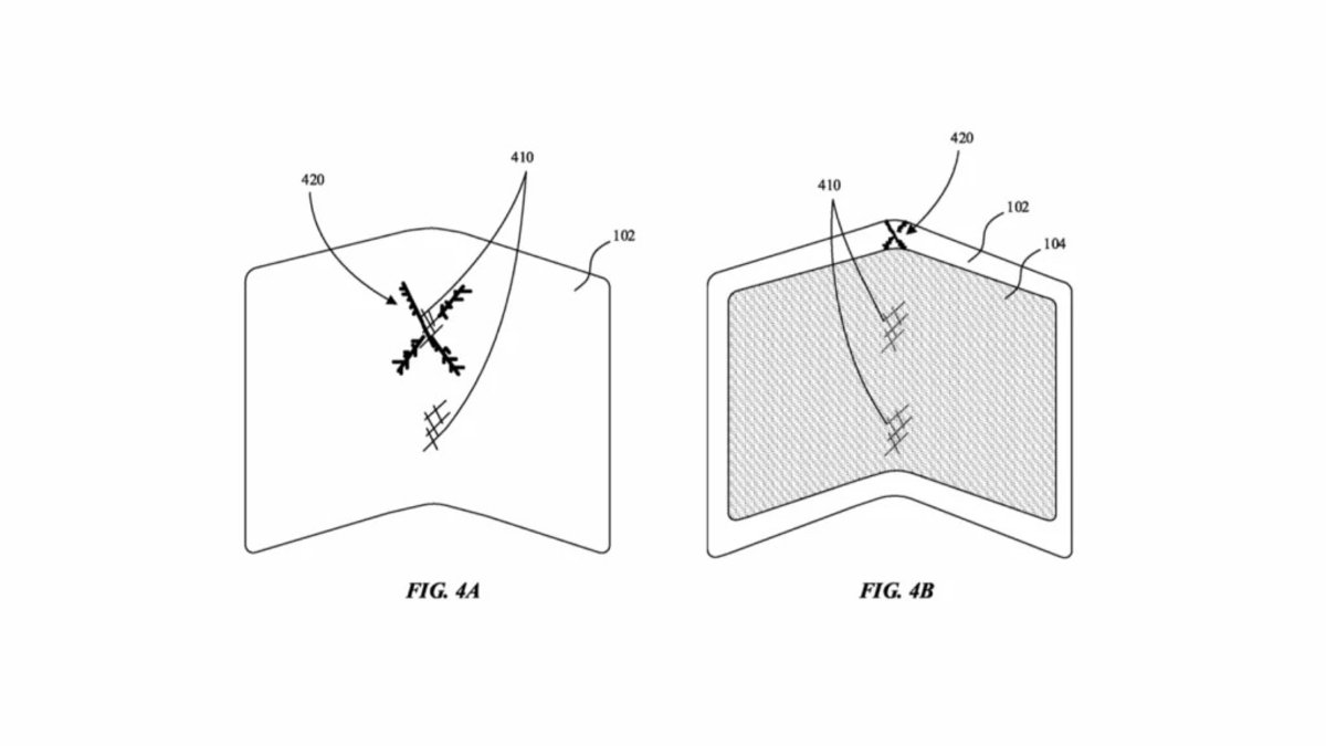 Patente de Apple para pantallas flexibles irrompibles
