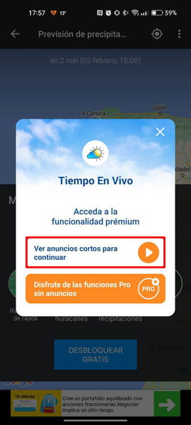 Ni AccuWeather ni Google: esta es la app del tiempo que uso para saber si tengo que salir de casa con paraguas