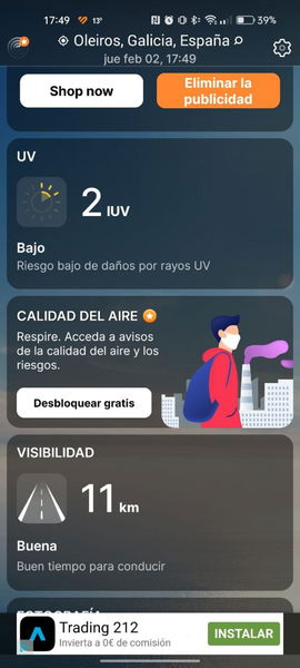 Ni AccuWeather ni Google: esta es la app del tiempo que uso para saber si tengo que salir de casa con paraguas