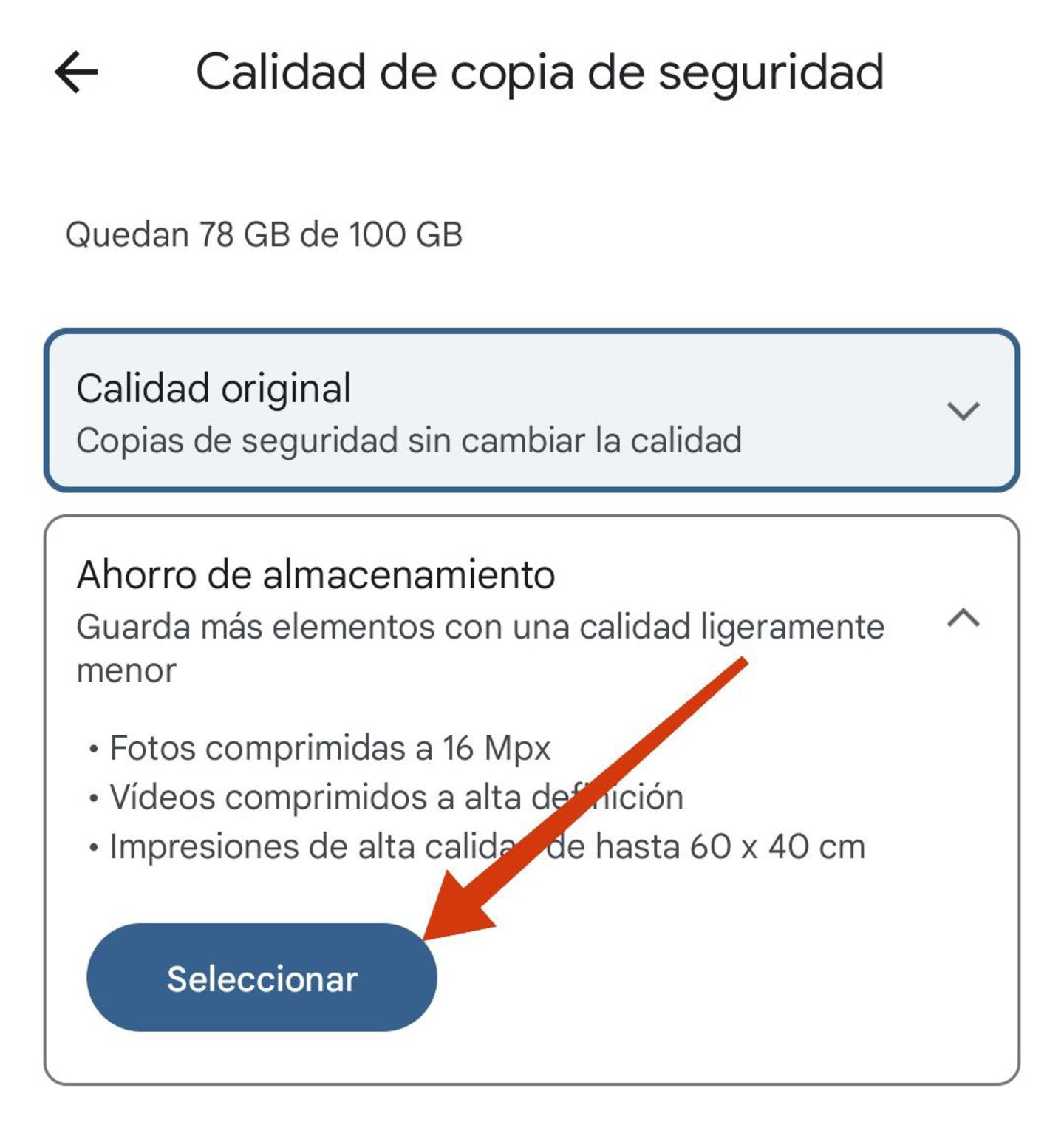 Memoria de Google Fotos llena: mejores soluciones