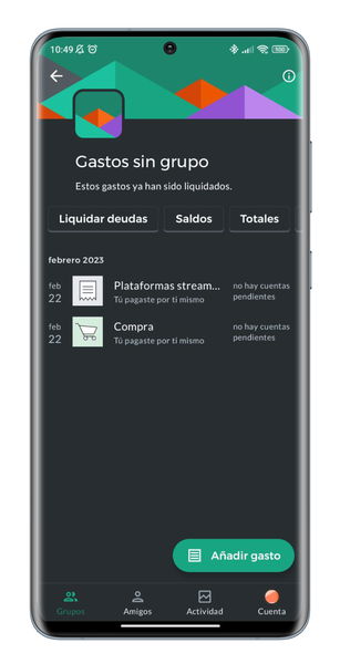 Esta es la app que uso para compartir gastos con mis amigos y no la puedo recomendar más