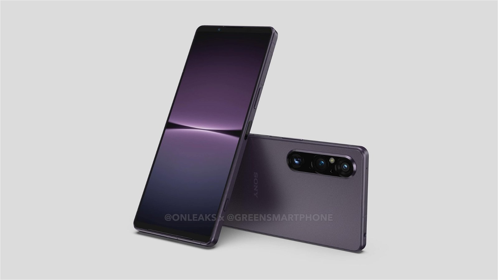 Sony Xperia 1 V en color violeta