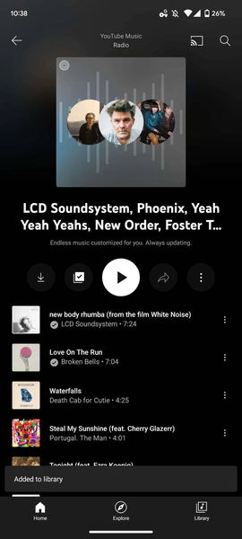 YouTube Music se actualiza con una función que te permitirá crear tu propia emisora de radio