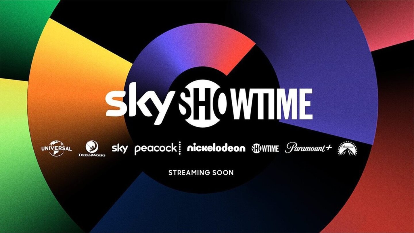 El logo de SkyShowtime