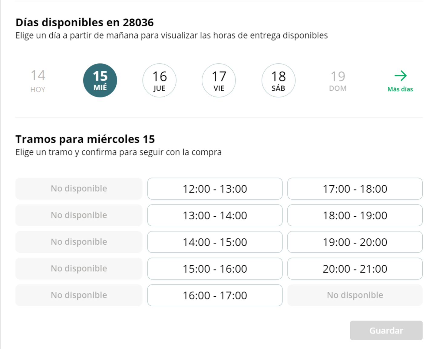 Estos son los horarios de entrega de Mercadona en Madrid