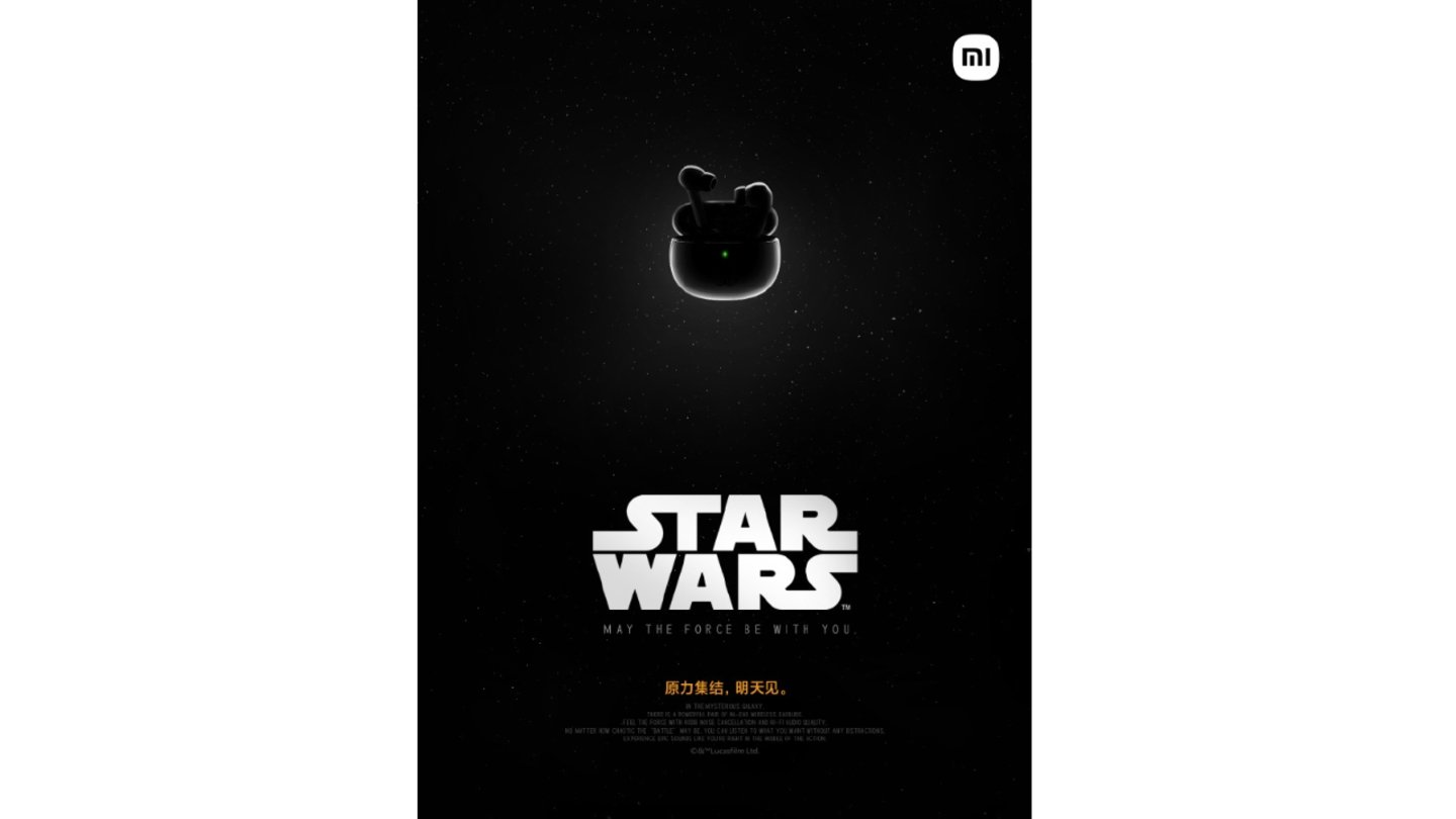cartel auriculares Xiaomi Star Wars-principal