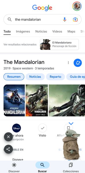 Google ha escondido un nuevo easter egg de The Mandalorian que no te puedes perder