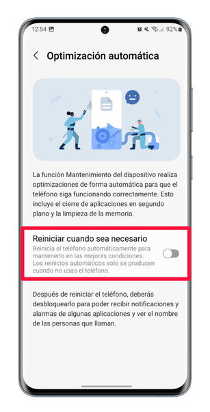 Este truco hará que tu móvil Samsung funcione mejor: así puedes activar la optimización automática