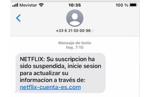 SMS de Netflix con cuenta suspendida: cómo saber cuándo es un timo