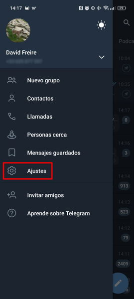 Cómo activar el nuevo modo de ahorro de batería de Telegram