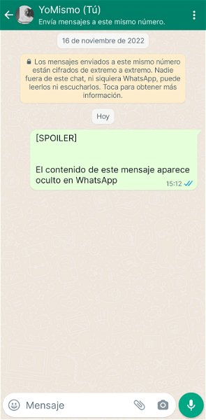 Cómo poner un aviso de spoilers en WhatsApp, es perfecto para los grupos