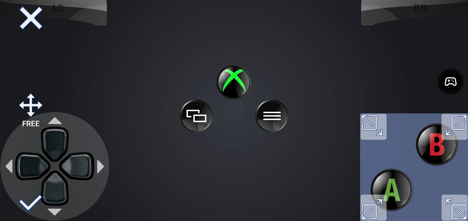 XBXPad-Gamepad móvil de XBox