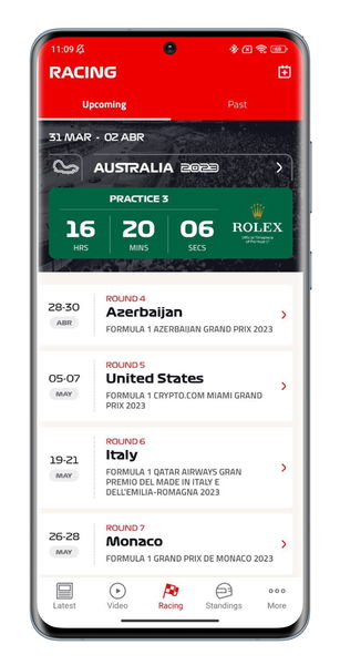 Todo sobre la app oficial de la F1: qué puedes hacer y mejores funciones