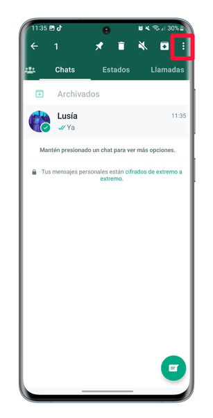 Qué es el punto verde de WhatsApp y por qué aparece en algunos chats