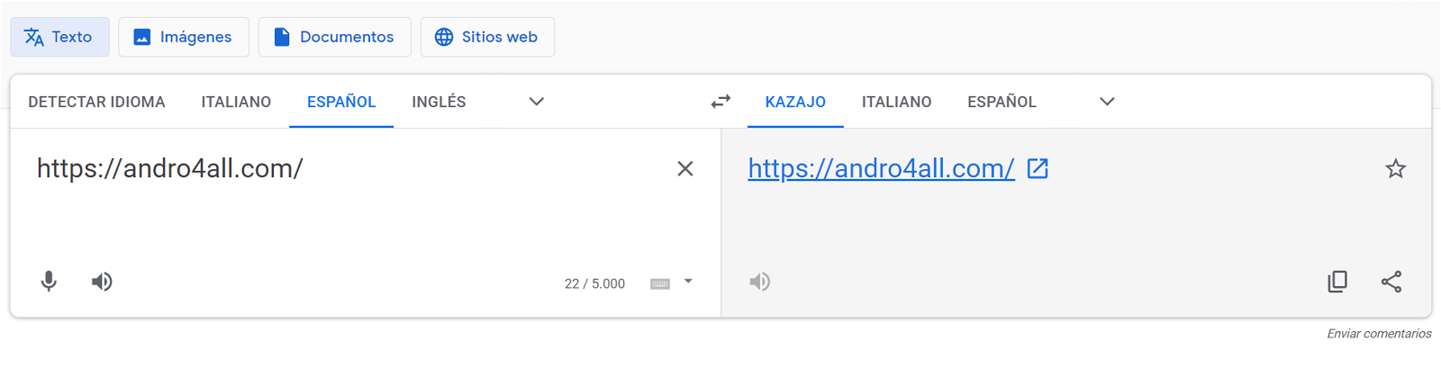 Cómo utilizar el Traductor de Google sin