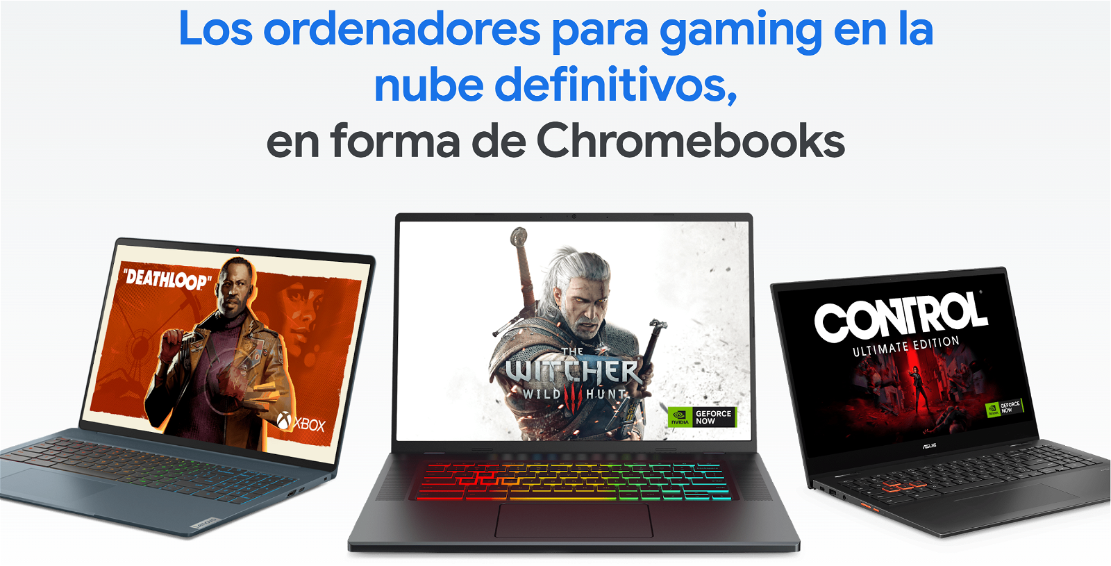 Unos Chromebooks ideados para el Cloud Gaming