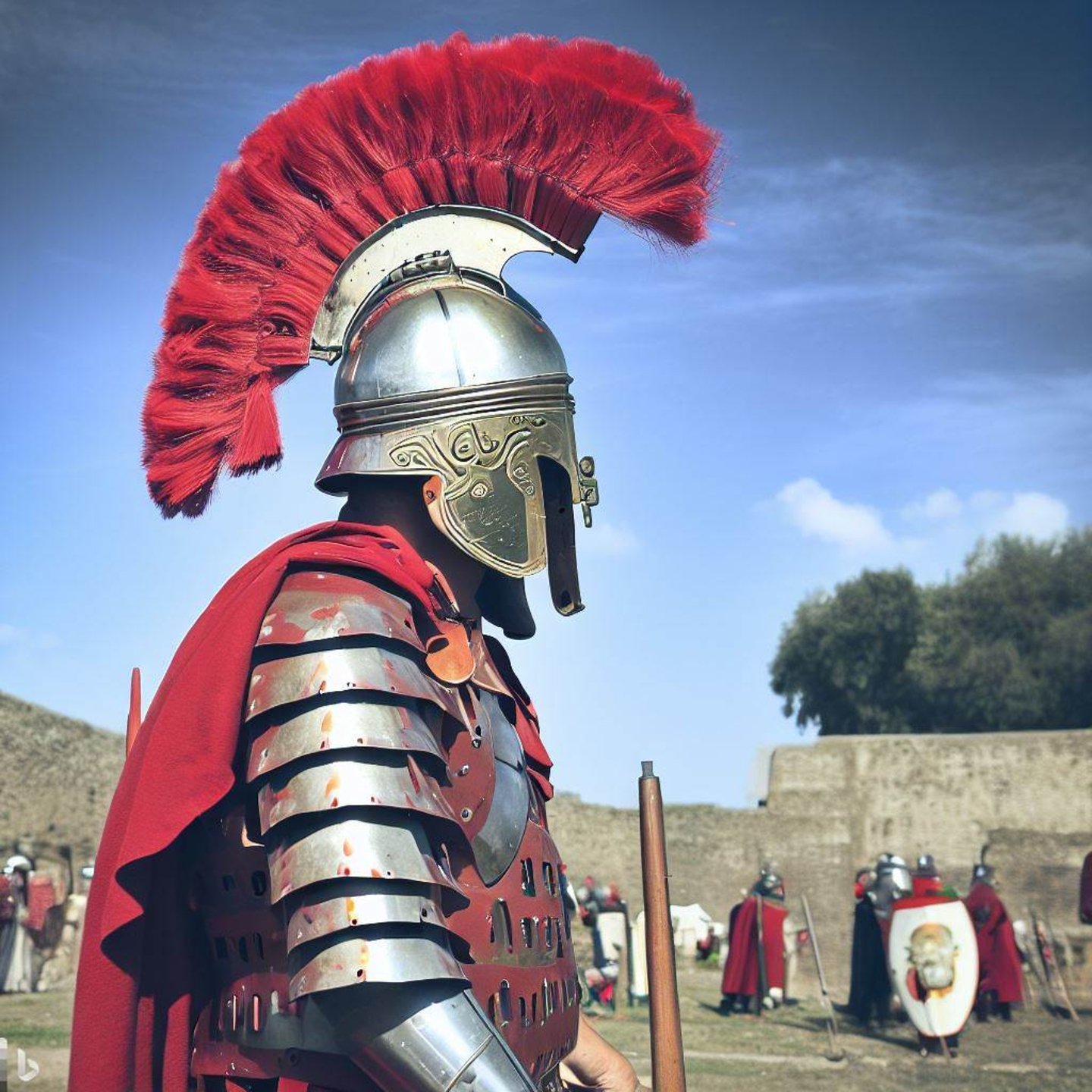 un supuesto legionario romano según una IA