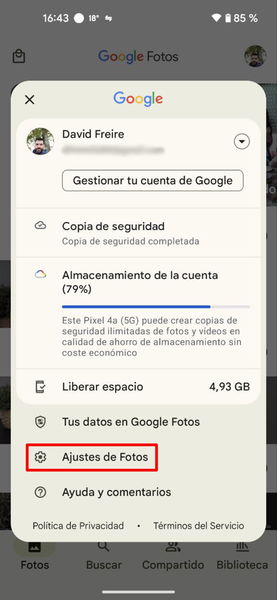 Cómo buscar fotos de Google Fotos en las que sales tú