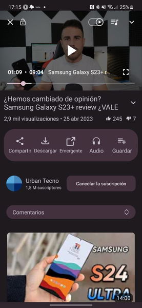 Esta aplicación de código abierto es el mejor reproductor de YouTube que he probado en Android