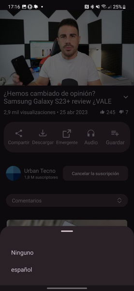 Esta aplicación de código abierto es el mejor reproductor de YouTube que he probado en Android