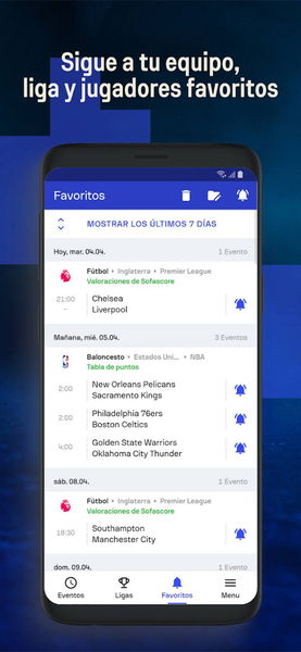 13 mejores apps para ver resultados de fútbol en Android (2023)