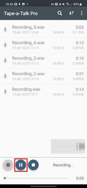 Una de las mejores grabadoras de voz para Android se puede descargar gratis durante unas horas