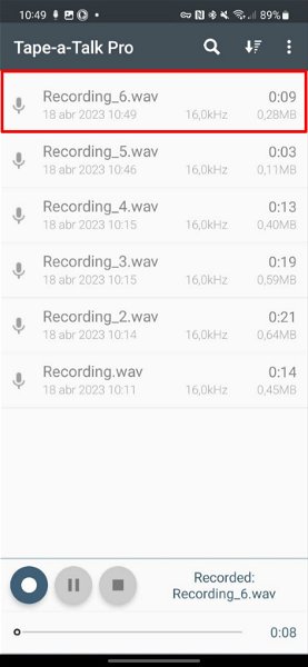 Una de las mejores grabadoras de voz para Android se puede descargar gratis durante unas horas
