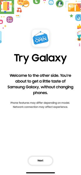 Try Galaxy: la gran idea de Samsung para que pruebes sus móviles desde un iPhone y otros Android