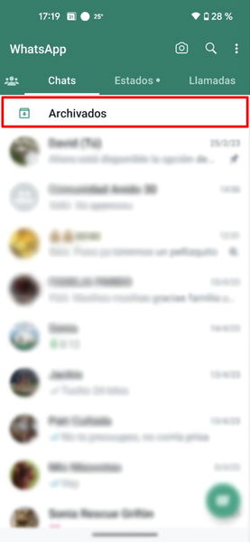 WhatsApp: cómo archivar y desarchivar chats, individuales o grupales