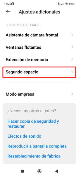 Qué es el segundo espacio de tu móvil Xiaomi y cómo puedes activarlo