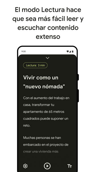 Esta nueva función de Google te permite escuchar, incluso en segundo plano, el texto de cualquier web