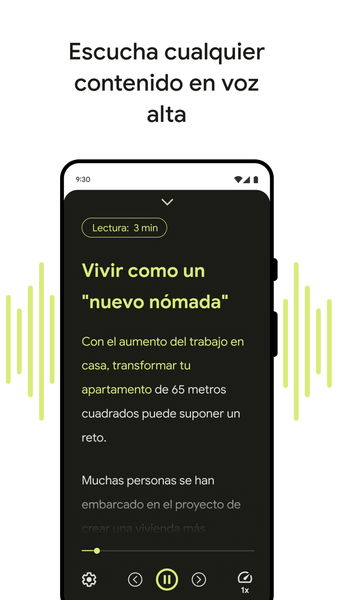 Esta nueva función de Google te permite escuchar, incluso en segundo plano, el texto de cualquier web