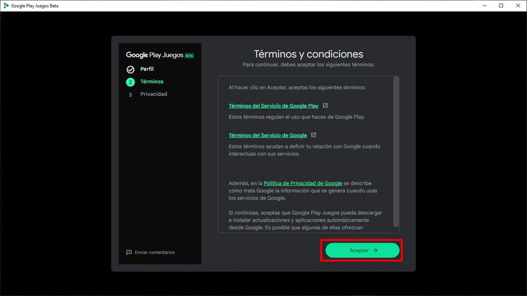 Cómo descargar e instalar Google Play Games para PC