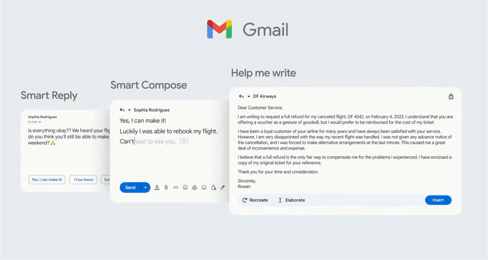 Help Me Write en Gmail