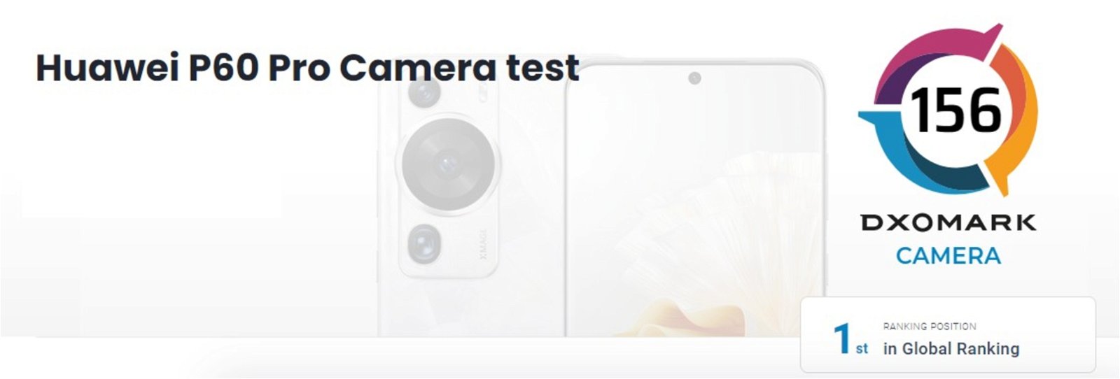 Nuevo rey en DxOMark: el móvil con mejor cámara del mundo es de nuevo un Huawei