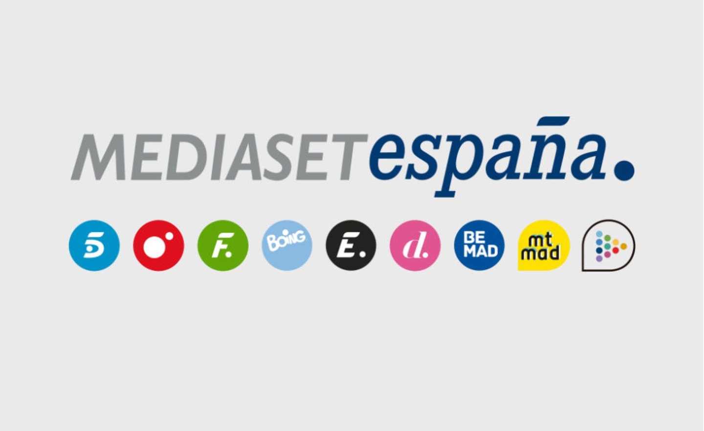 El logo de Mediaset en españa
