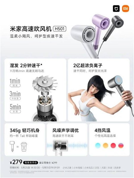 No cuesta ni 40 euros al cambio: el nuevo secador de Xiaomi es un bombazo