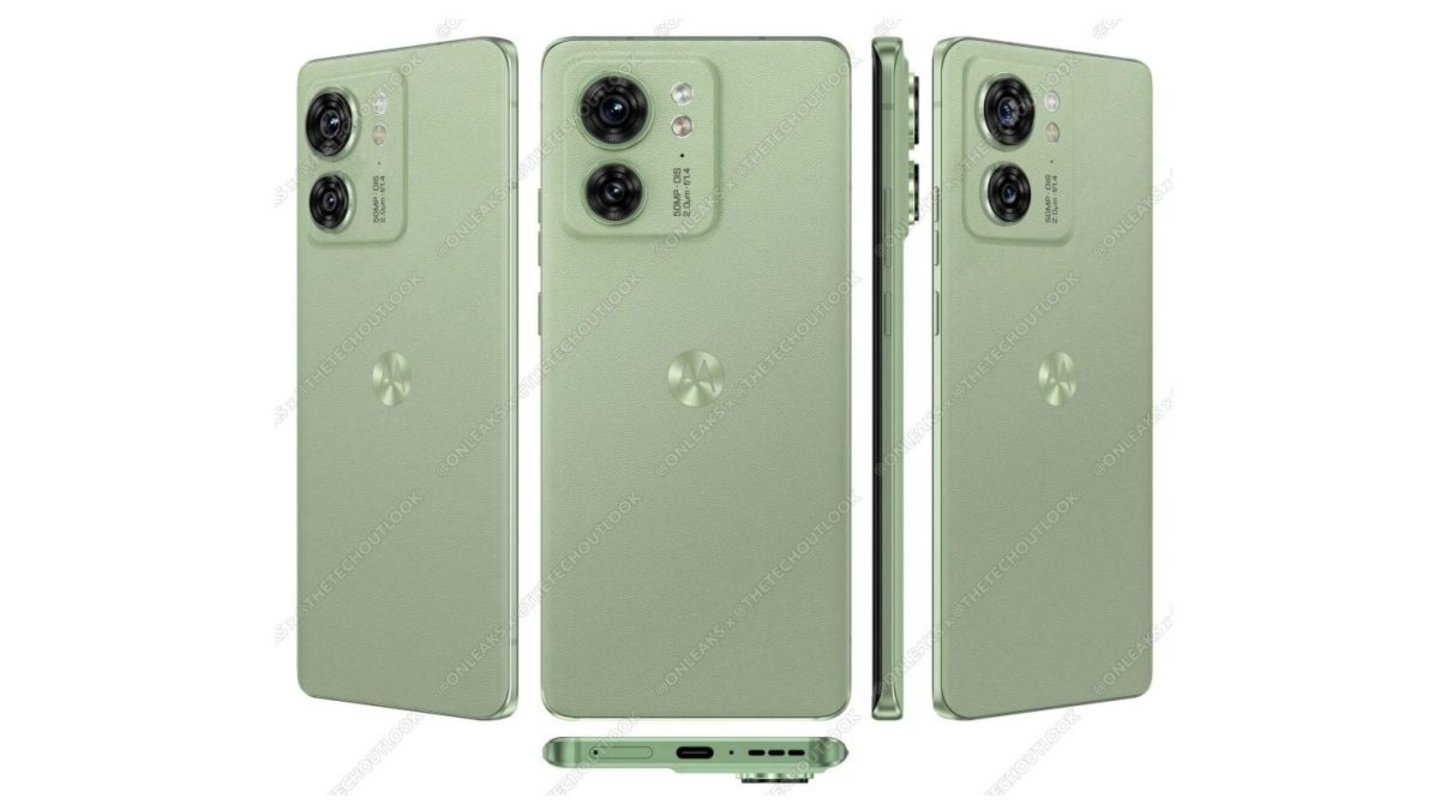 Motorola Edge 40 en color verde
