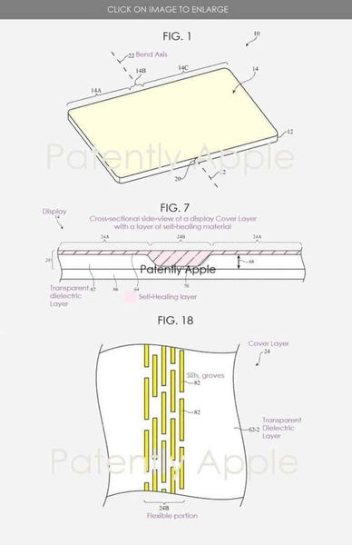 Apple quiere solucionar el gran problema de los móviles plegables: ha patentado una pantalla autorreparable