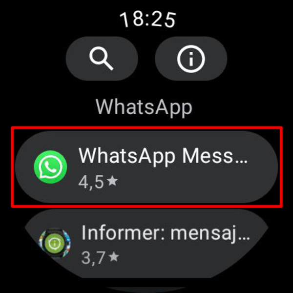 Whatsapp en tu smartwatch 