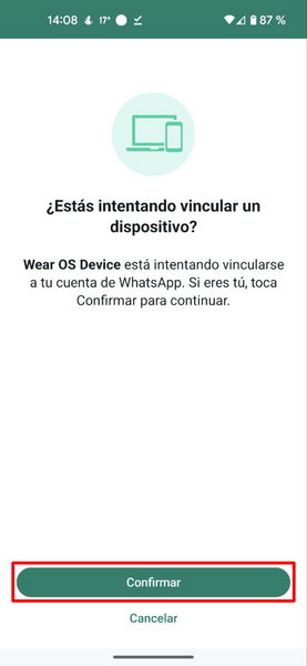 Whatsapp en tu smartwatch 