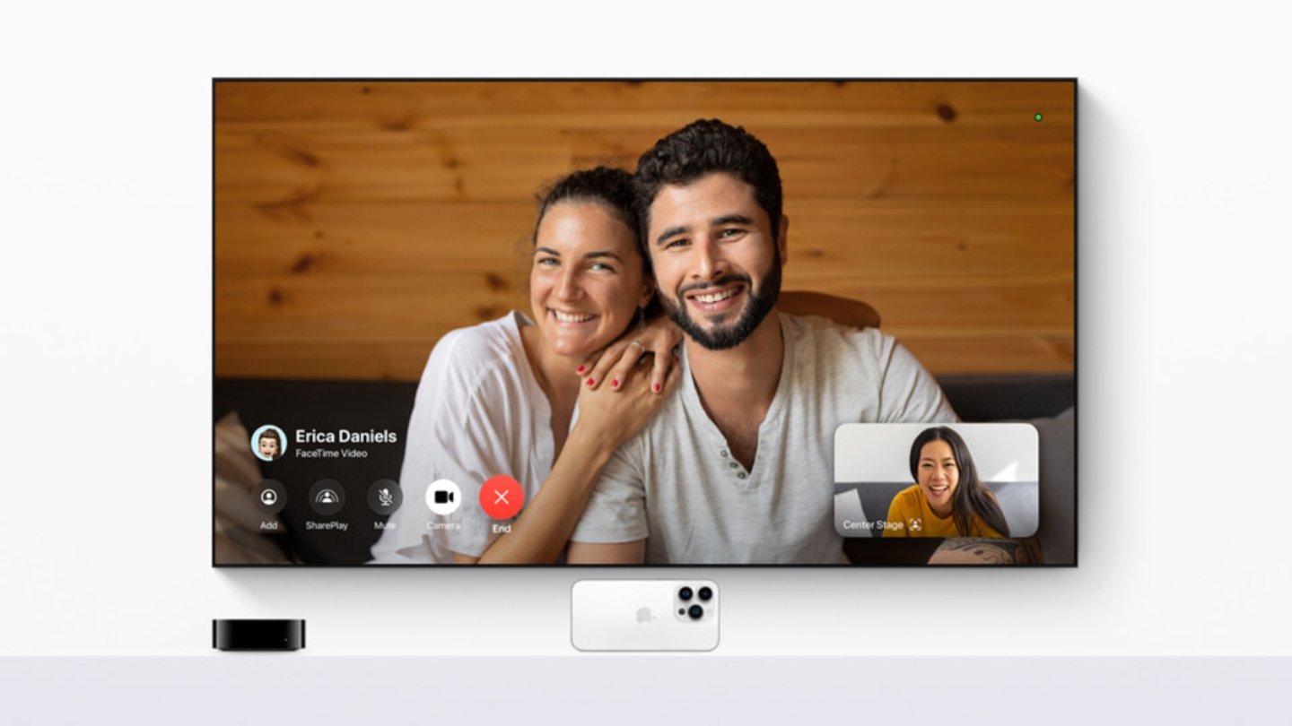 App de FaceTime en Apple TV
