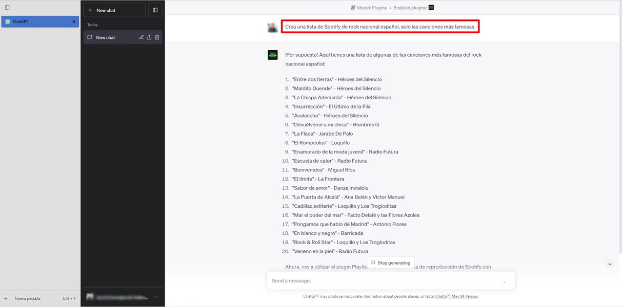 Así puedes usar ChatGPT para crear playlists de Spotify de manera automática