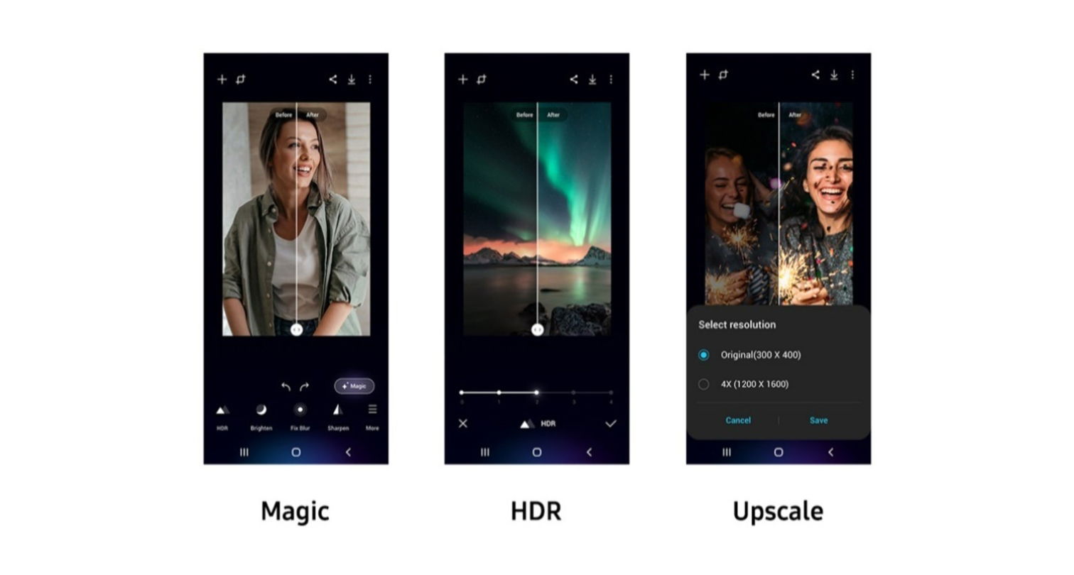 Si tienes uno de estos Samsung enhorabuena, puedes usar la super-app de la marca para editar fotos