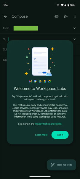 Gmail para móviles se actualiza con su mejor novedad en años: deja que la IA escriba correos por ti