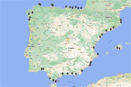 Google Maps ya registra todas las playas con bandera negra: consulta aquí el mapa al completo